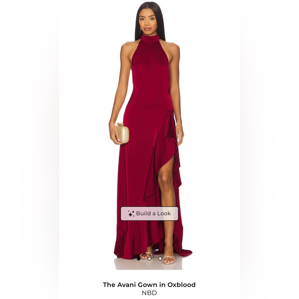 NBD the Avani Gown in Oxblood Size XS Worn Once